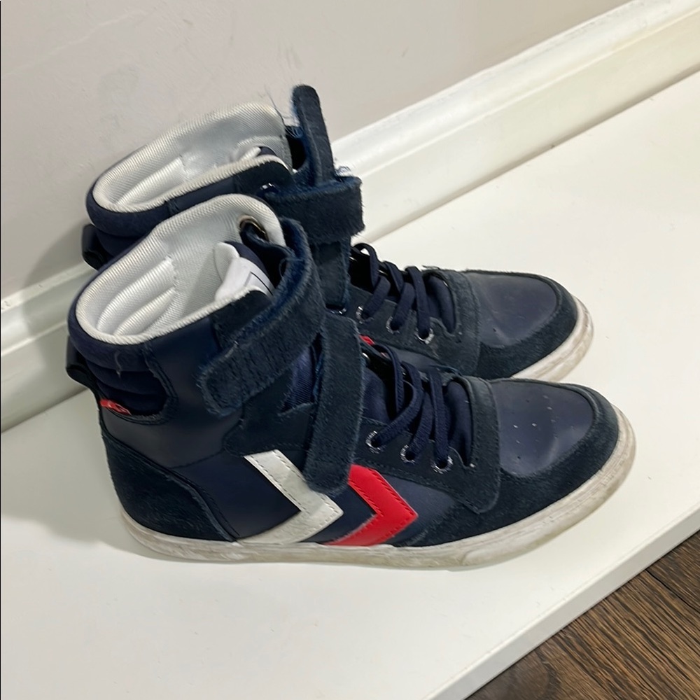 Hummel slimmer stadil high junior sneakers